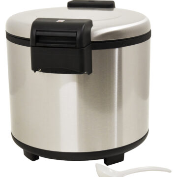 SS rice warmer with spoon