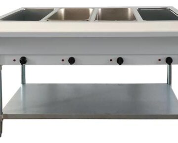 SS steam table front