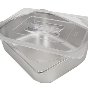 SS tray with lid
