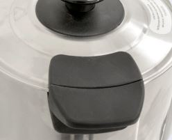 SS water boiler black handle