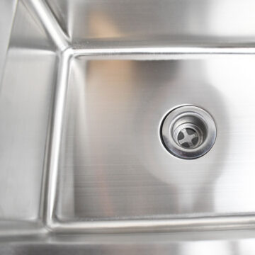 Stainless steel sink drain