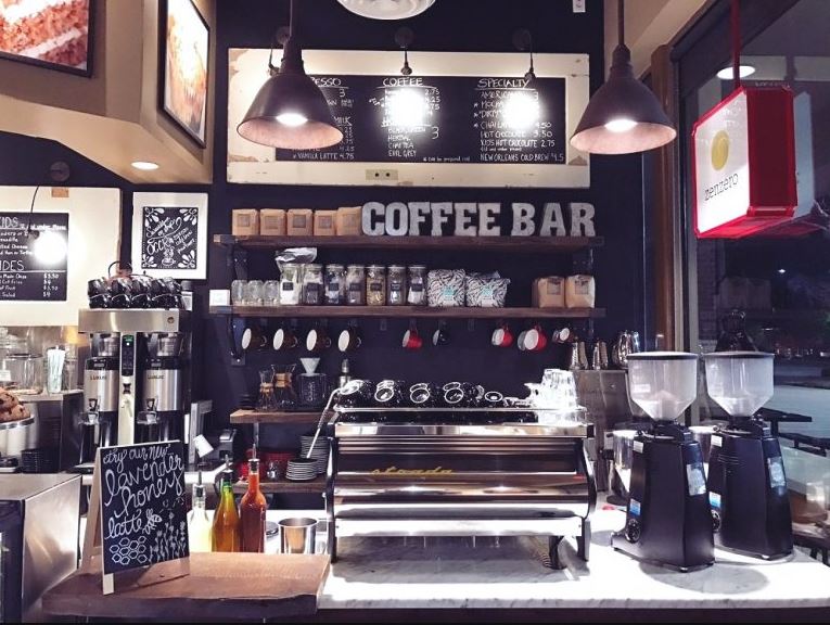 coffee bar front