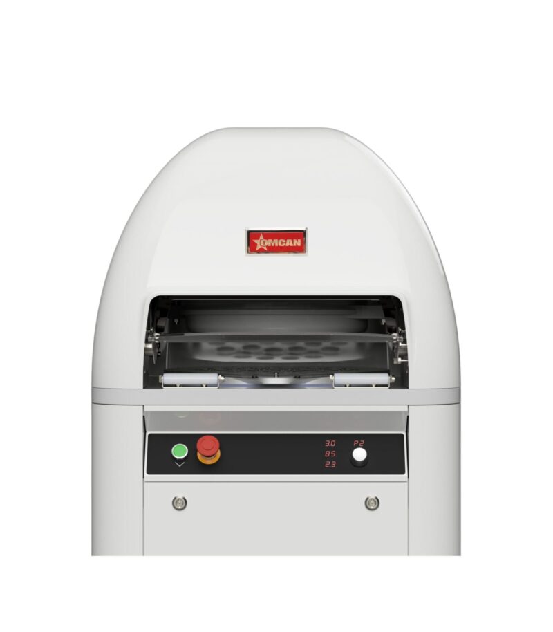 dough bun rounding machine white front top section scaled