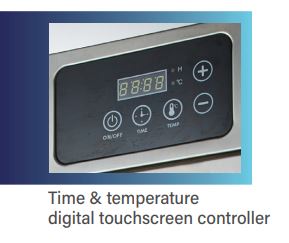 time & temperature control panel