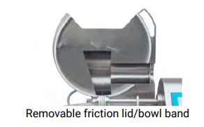 removable friction lid/bowl band