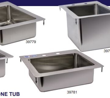 different model numbers of drop in sinks