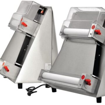 two pizza moulder machines