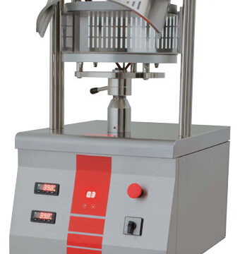 SS pizza shaping machine right side front
