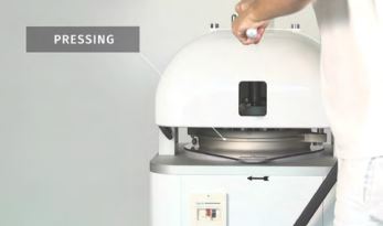 dough bun rounding machine pressing