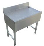 stainless steel bar drainboard