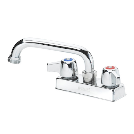 stainless steel deck mount faucet
