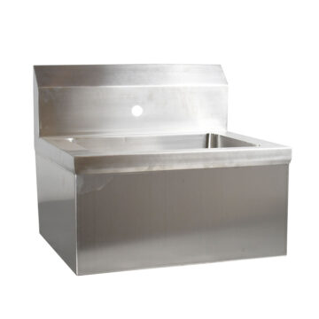 stainless steel hand sink with knee valve