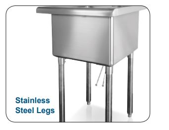 stainless steel legs