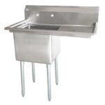 stainless steel one tub sink 2