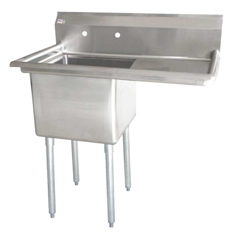 stainless steel one tub sink