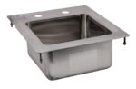 stainless steel single drop sink