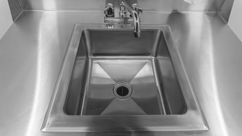 stainless steel sink