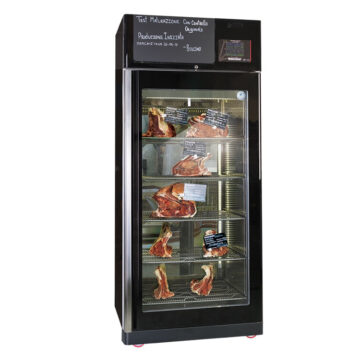 Dry aging cabinet black