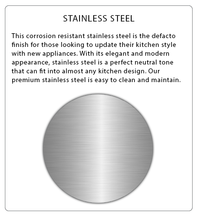 stainless steel feature