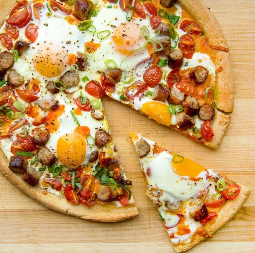 breakfast pizza