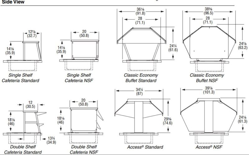 side view drawings