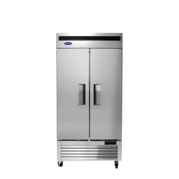 stainless freezer front