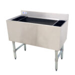 stainless steel ice bin