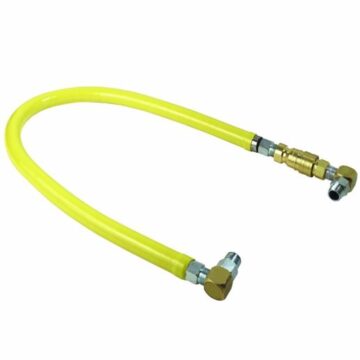 yellow gas flex hose