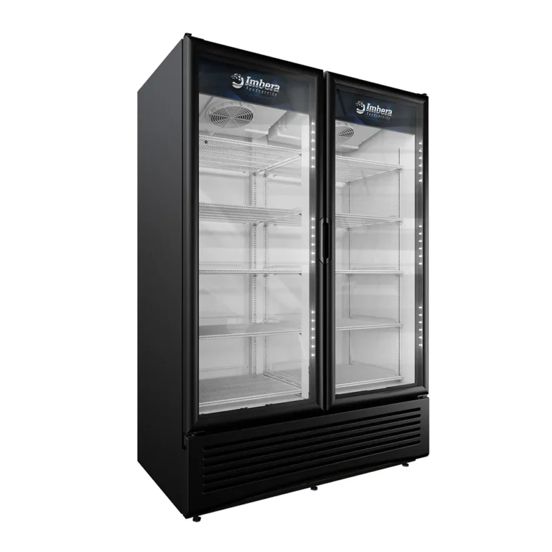 double glass door cooler empty 2