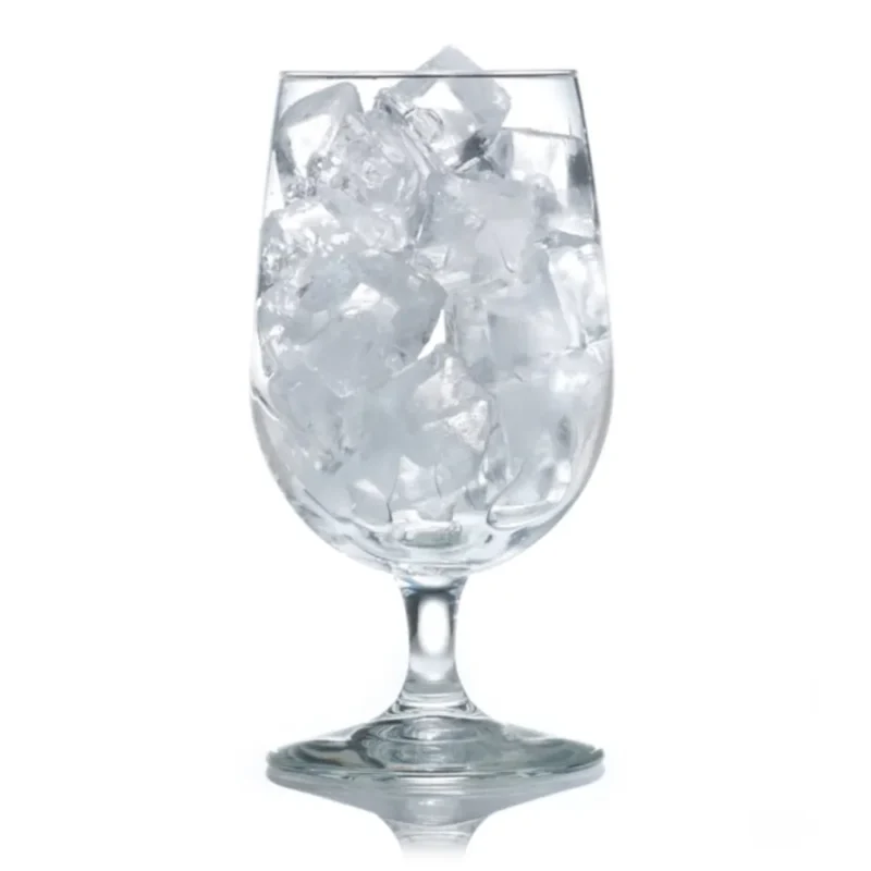 glass of ice