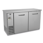 stainless steel 2 door back bar cooler 1