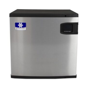 stainless steel ice machine front