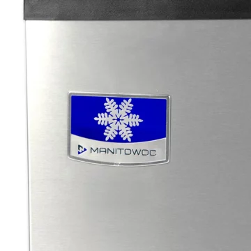 stainless steel ice machine logo