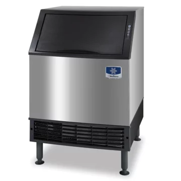 stainless steel ice machine right side front