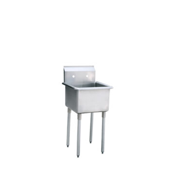 stainless steel one tub mop sink