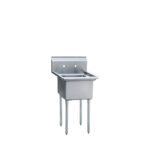 stainless steel one tub sink