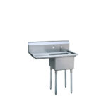 stainless steel one tub sink