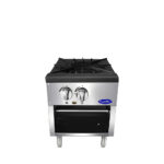 stainless steel pot stove front