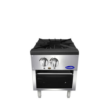 stainless steel pot stove front