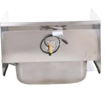 stainless steel sink back