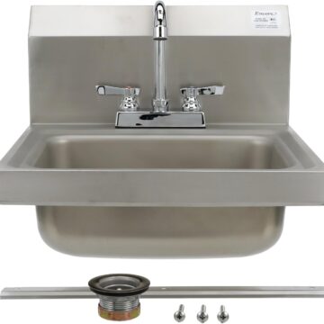 stainless steel sink front