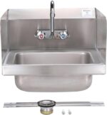 stainless steel sink front