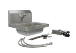 stainless steel sink left side with parts 2