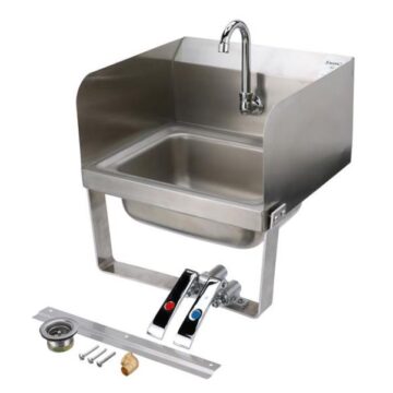stainless steel sink right side front