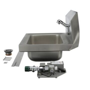 stainless steel sink right side with parts