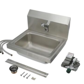 stainless steel sink with parts