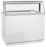 white dipping cabinet