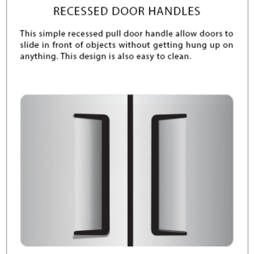 Recessed Door Handles feature