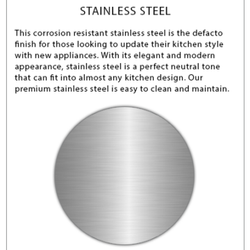 stainless steel feature