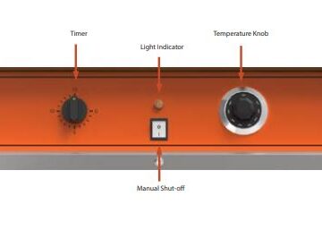 orange dial panel